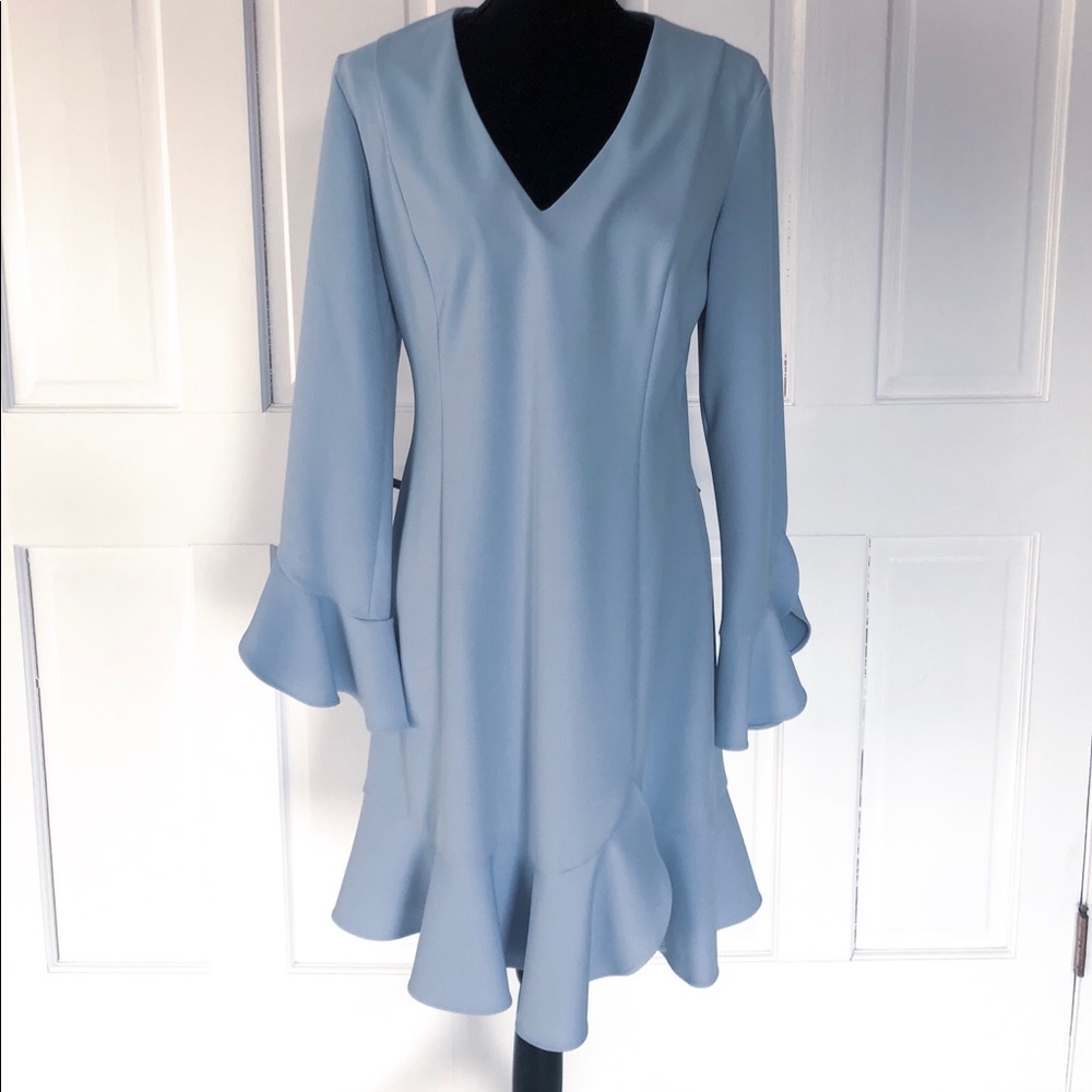 EASTER SPECIAL! Donna Morgan Ruffle Hem Dress